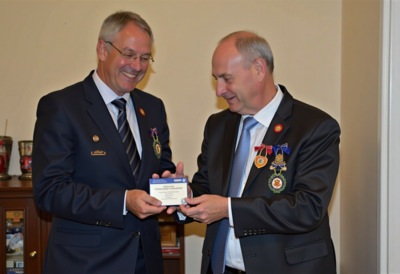 Légion d’honneur remise à Monsieur Bernard Dujardin